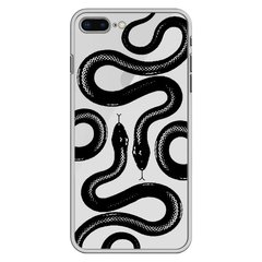 Чехол прозрачный Print Snake для iPhone 7 Plus | 8 Plus Viper купить