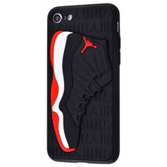 Чохол Sneakers Brand Case (TPU) для iPhone 7 | 8 | SE 2 | SE 3 Кросівок Black-Red купити