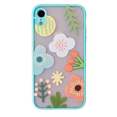 Чохол AVENGER Print для iPhone XR Flower/Wood/Sun Sea Blue купити