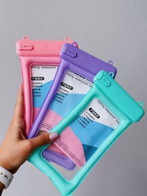Чохол водонепроникний Sliding Waterproof Case для мобільного телефону Blue - ash-mobile.com.ua - фото 2