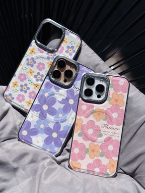 Чехол Cute Flowers with MagSafe для iPhone 16 Milk - ash-mobile.com.ua - фото 6