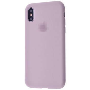 Чохол Silicone Case Full для iPhone XS MAX Lavender - ash-mobile.com.ua - фото 1