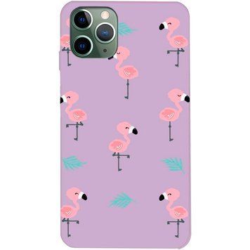 Чехол Wave Print Case для iPhone 12 | 12 PRO Purple Flamingo - ash-mobile.com.ua - фото 1