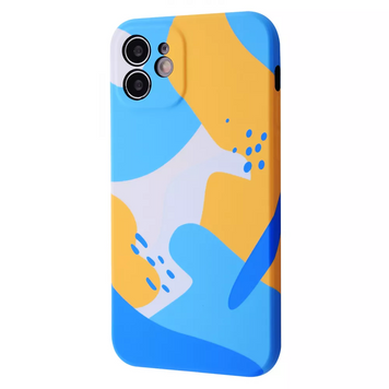 Чохол WAVE NEON X LUXO Minimalistic Case для iPhone 12 Blue/Yellow - ash-mobile.com.ua - фото 1