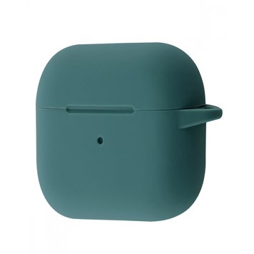 Чехол с микрофиброй для AirPods 1 | 2 Pine Green - ash-mobile.com.ua - фото 1