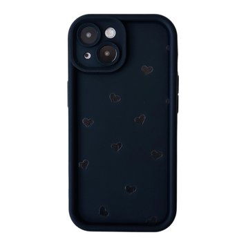 Чохол Wilkins Case для iPhone 15 Plus Tiny Hearts Black - ash-mobile.com.ua - фото 1