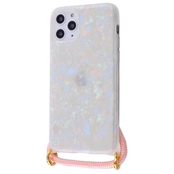 Чохол Confetti Jelly Case на шнурку для iPhone 12 PRO MAX White - ash-mobile.com.ua - фото 1