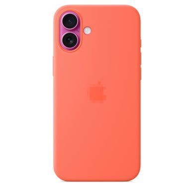 Чохол Silicone Case with MagSafe OEM для iPhone 16 Plus Tangerine - ash-mobile.com.ua - фото 4