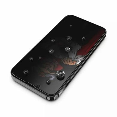 Защитное стекло антишпион PRIVACY Glass OX Warrior для iPhone 15 Black - ash-mobile.com.ua - фото 3