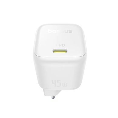 СЗУ Baseus PicoGo GaN Fast Charger 1C 45W White - ash-mobile.com.ua - фото 2