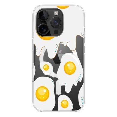 Чохол прозорий Print FOOD with MagSafe для iPhone 16e | 17e Eggs - ash-mobile.com.ua - фото 3