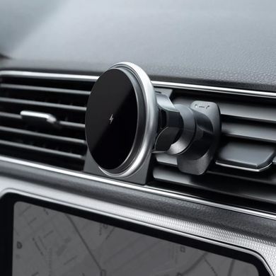 Автомобильный держатель с беспроводной зарядкой Proove Magic Circle 15W Silver - ash-mobile.com.ua - фото 4