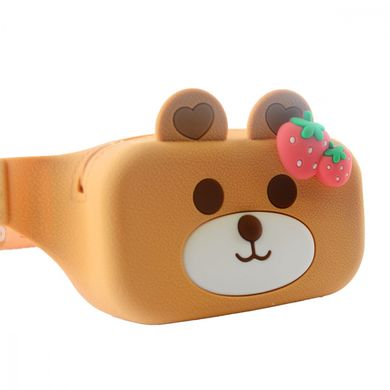 Сумка на пояс для дитячого фотоапарату Bear Strawberry 14*8*4,4 Brown купити