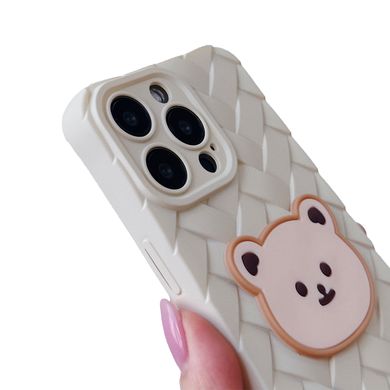 Чехол Weaving Bear Case для iPhone 15 PRO Black