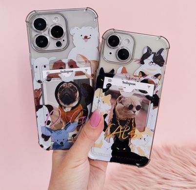 Чехол Animal Pocket Case для iPhone 15 Cats - ash-mobile.com.ua - фото 5