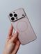 Чохол Nofelet AG Glass with MagSafe для iPhone 15 Light Blue