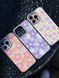 Чехол Cute Flowers with MagSafe для iPhone 16 Milk