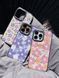 Чехол Cute Flowers with MagSafe для iPhone 16 Milk