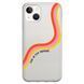 Чехол прозрачный Print Mood swings для iPhone 14 Live in the moment