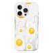 Чохол прозорий Print FOOD with MagSafe для iPhone 16e | 17e Eggs