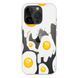 Чохол прозорий Print FOOD with MagSafe для iPhone 16e | 17e Eggs