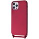 Чехол WAVE Lanyard Case для iPhone 12 MINI Rose Red