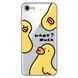 Чохол прозорий Print Duck для iPhone 7 | 8 | SE 2 | SE 3 Duck What?