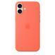 Чехол Silicone Case with MagSafe OEM для iPhone 16 Plus Tangerine - ash-mobile.com.ua - фото 1