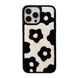 Чехол Plush Case для iPhone 13 PRO Flower Biege/Black