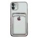 Чехол Pocket Glossy Case для iPhone 11 Silver купить