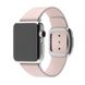Ремешок Modern Buckle Leather для Apple Watch 42/44/45/49 mm Pink/Silver
