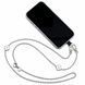 Ремінець для смартфону METAL CROSSBODY CHAIN - (WHITE FLOWER - SILVER) - ash-mobile.com.ua - фото 1