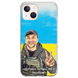 Чехол прозрачный Print NO WAR для iPhone 15 Ким - ash-mobile.com.ua - фото 1