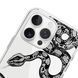 Чехол прозрачный Print Snake для iPhone 16 PRO Python