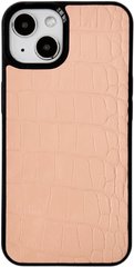 Чохол з натуральної шкіри для iPhone 14 Pink Sand