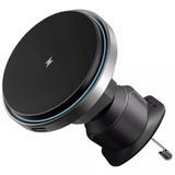 Автомобільний тримач з Бездротовою Зарядкою Proove Magic Circle Pro 15W Black - ash-mobile.com.ua - фото 1