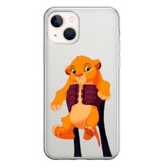 Чехол прозрачный Print Lion King для iPhone 13 MINI Simba King