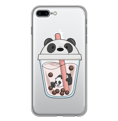 Чохол прозорий Print SUMMER для iPhone 7 Plus | 8 Plus Panda Сocktail купити