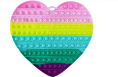 Pop-It игрушка BIG Love (Сердечко) 31/28см Light Pink/Purple купить
