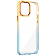 Чехол Fresh sip series Case для iPhone 13 PRO Sea Blue/Orange