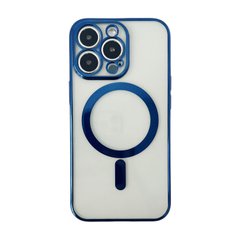 Чехол Glossy Case with Magsafe для iPhone 13 PRO Navy Blue