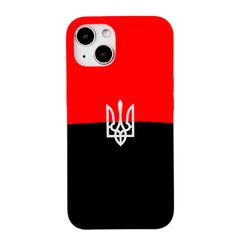 Чохол Silicone Patriot Case для iPhone 14 Red/Black