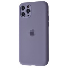 Чехол Silicone Case Full + Camera для iPhone 11 PRO Lavender Grey купить