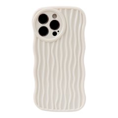 Чехол Creamy Wavy Case для iPhone 13 PRO MAX Antique White