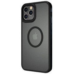 Чехол Shadow Matte Metal Buttons with MagSafe для iPhone 13 PRO Black