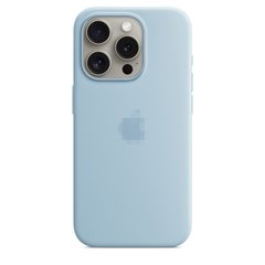 Чехол Silicone Case Full OEM для iPhone 15 PRO MAX Light Blue