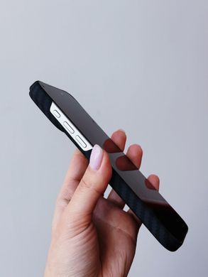Чехол PC Carbon with MagSafe для iPhone 16 PRO Black - ash-mobile.com.ua - фото 3