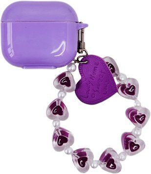 Чехол Moments Lovely для AirPods PRO 2 Purple - ash-mobile.com.ua - фото 1