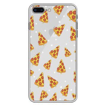 Чохол прозорий Print FOOD для iPhone 7 Plus | 8 Plus Pizza - ash-mobile.com.ua - фото 1