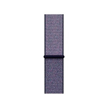 Ремінець Nylon Loop з липучкою для Apple Watch 38mm | 40mm | 41mm Midnight Blue - ash-mobile.com.ua - фото 1